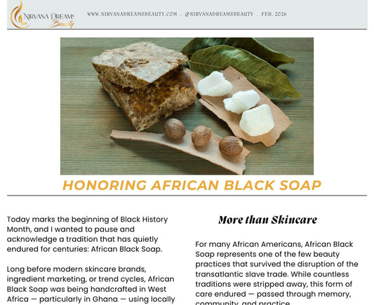 Honoring African Black Soap