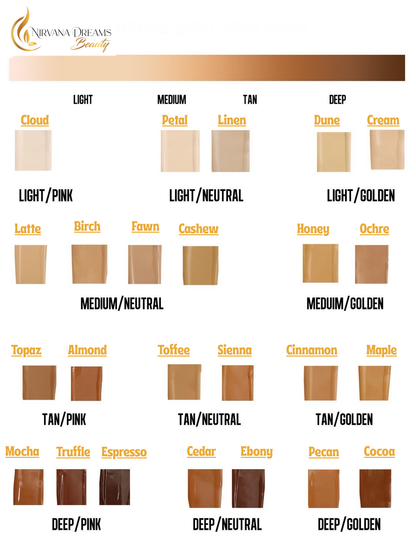 Semi Matte Vegan Liquid Foundation