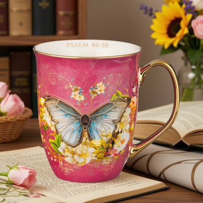 Gold Trimmed Signature Mugs