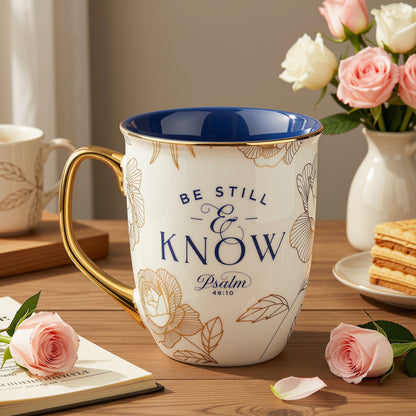 Gold Trimmed Signature Mugs